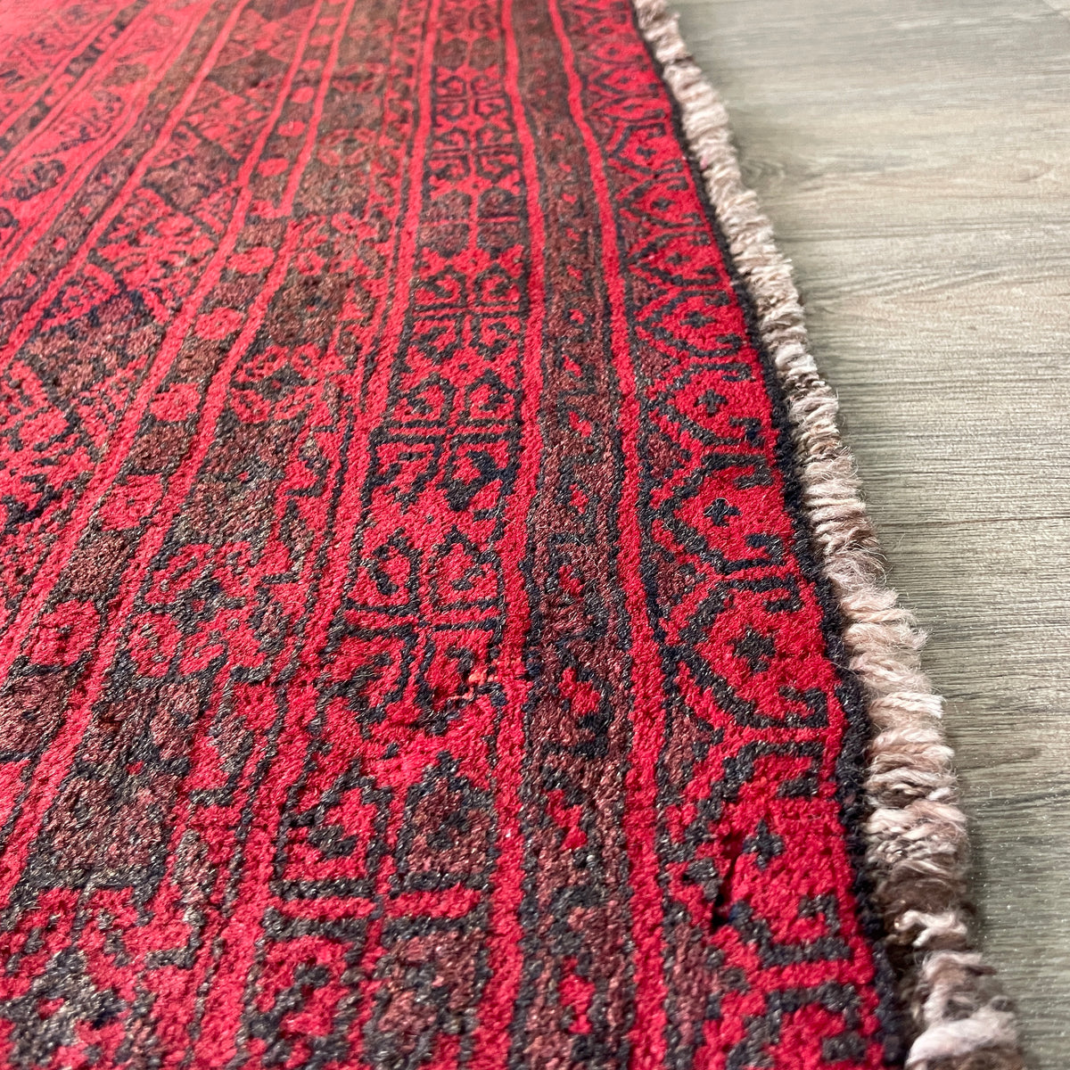 Vintage Afghan Aqcha Rug c. 1970