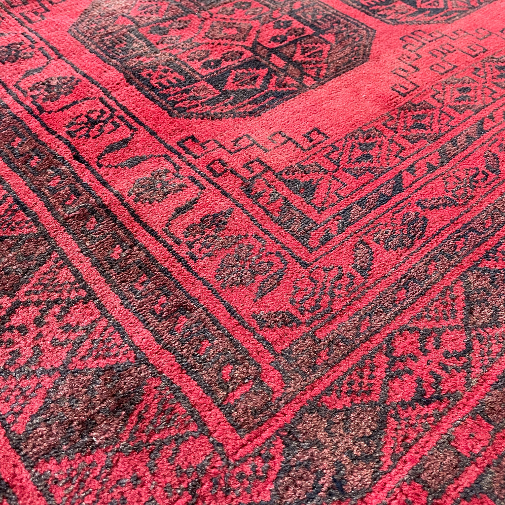 Vintage Afghan Aqcha Rug c. 1970