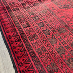 Vintage Afghan Aqcha Rug c. 1970