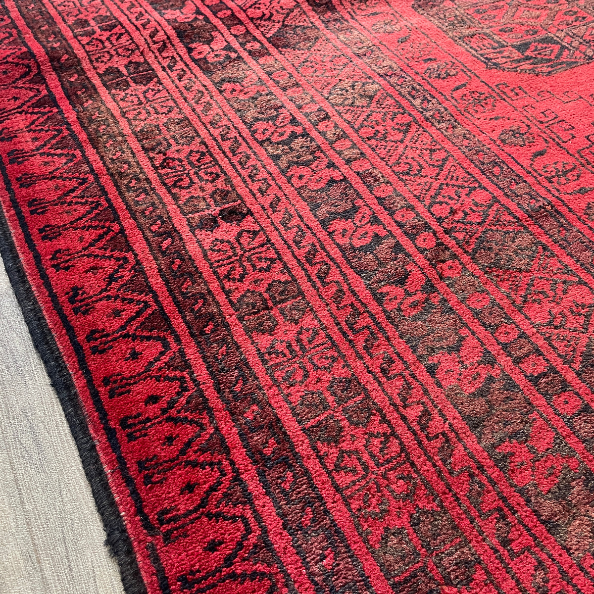 Vintage Afghan Aqcha Rug c. 1970
