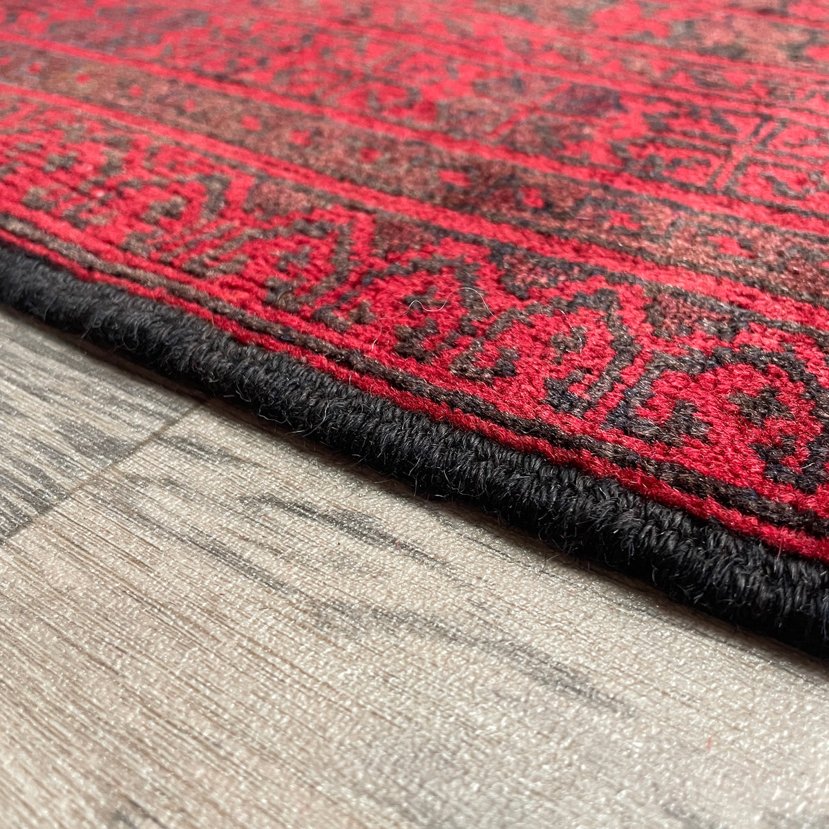 Vintage Afghan Aqcha Rug c. 1970