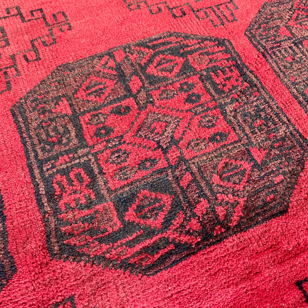 Vintage Afghan Aqcha Rug c. 1970