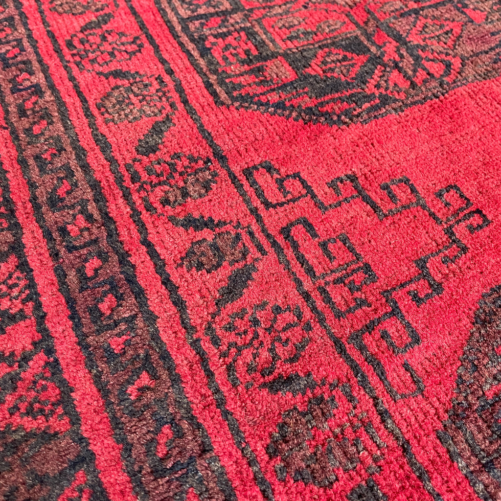 Vintage Afghan Aqcha Rug c. 1970