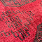 Vintage Afghan Aqcha Rug c. 1970