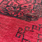 Vintage Afghan Aqcha Rug c. 1970