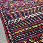 182 x 97 cm | Afghan Jajim Kilim Rug - Khorasan Rugs