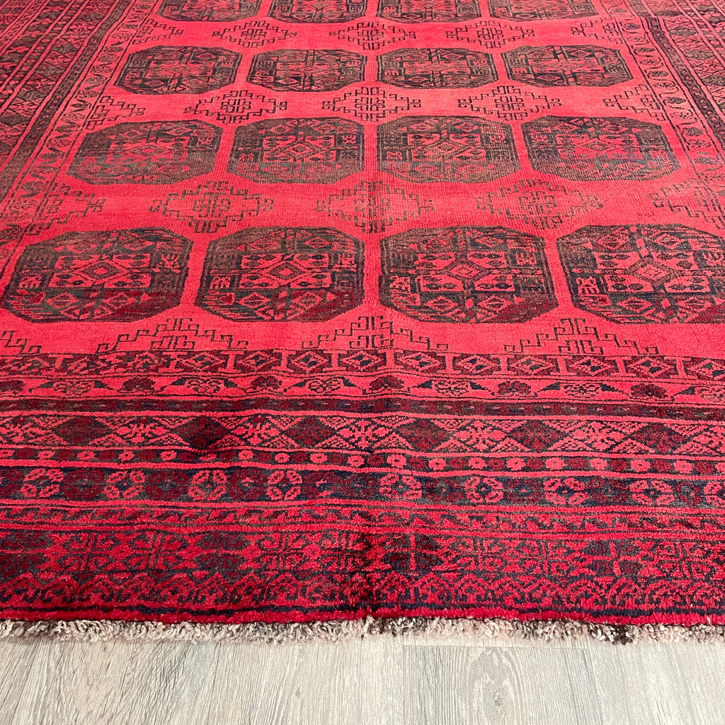 Vintage Afghan Aqcha Rug c. 1970
