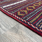 182 x 97 cm | Afghan Jajim Kilim Rug - Khorasan Rugs