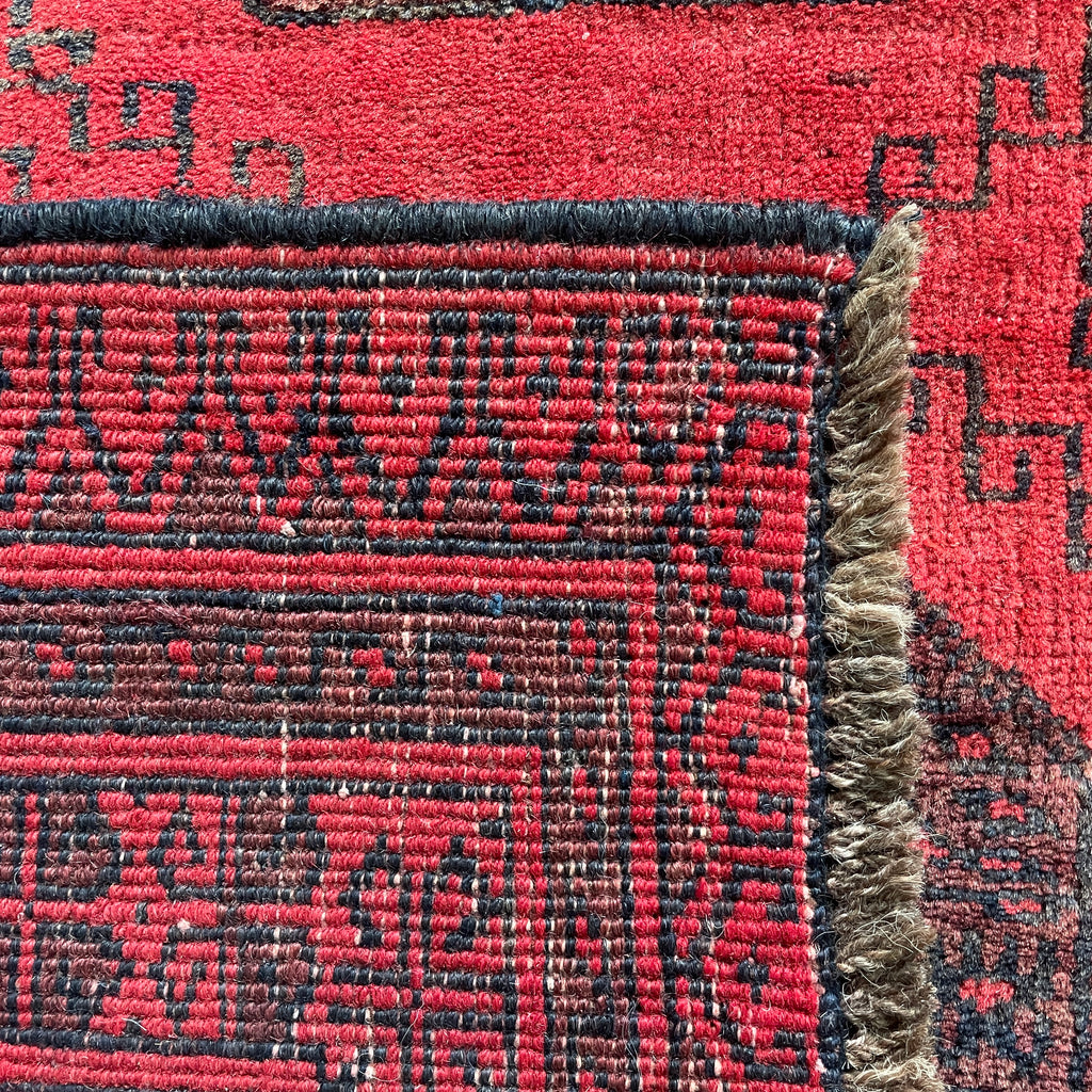 Vintage Afghan Aqcha Rug c. 1970