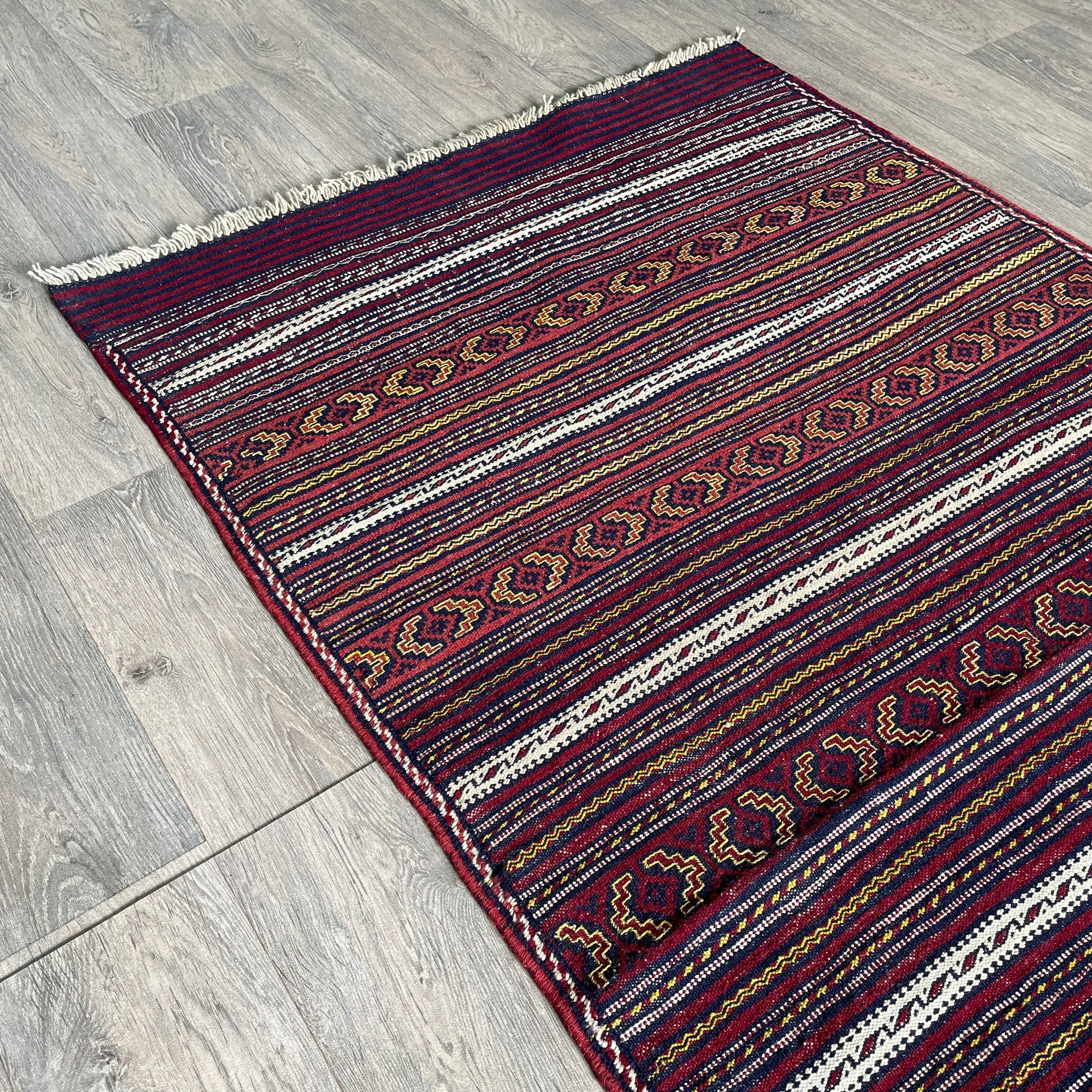 182 x 97 cm | Afghan Jajim Kilim Rug