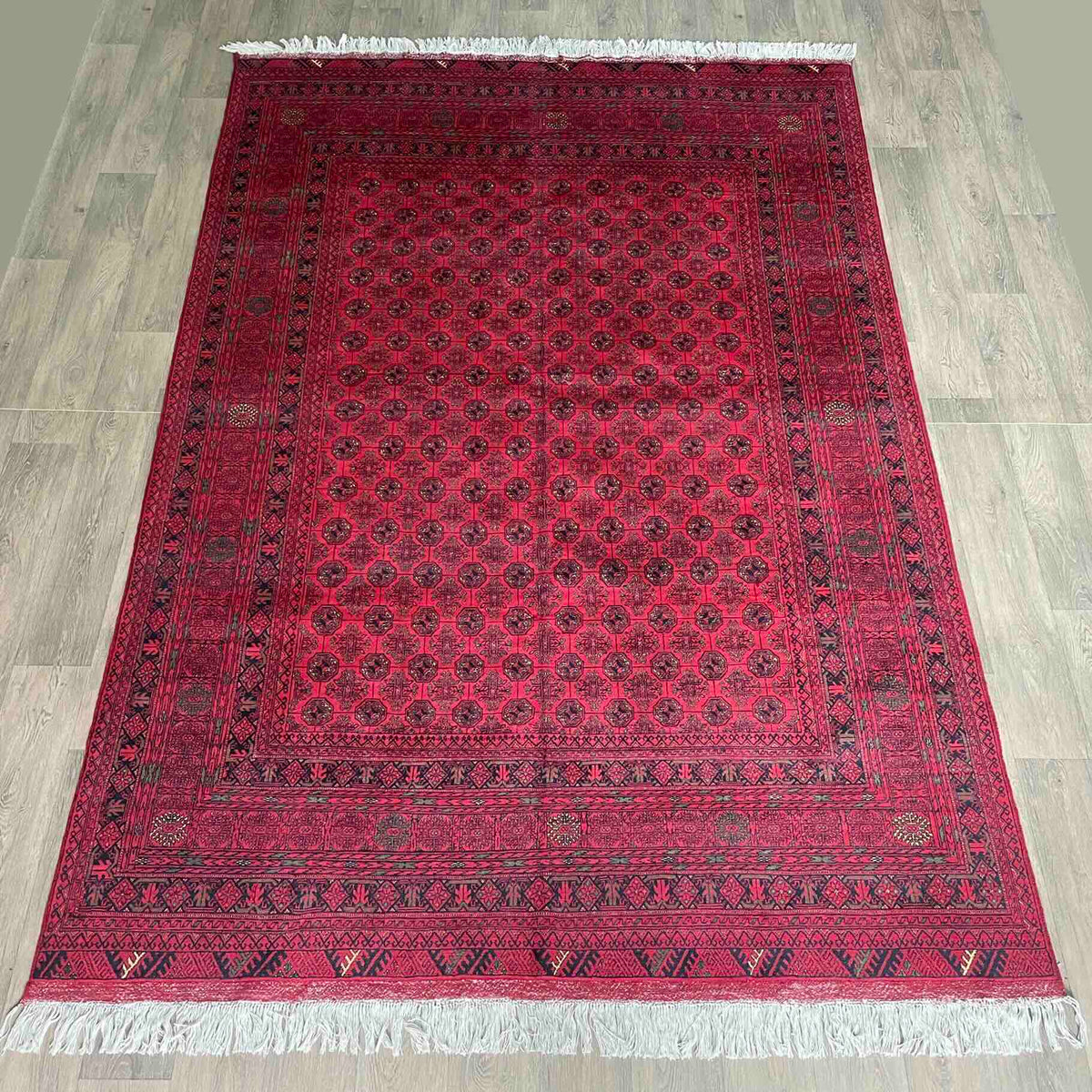 Fine Afghan Mawri Gul Large Rug