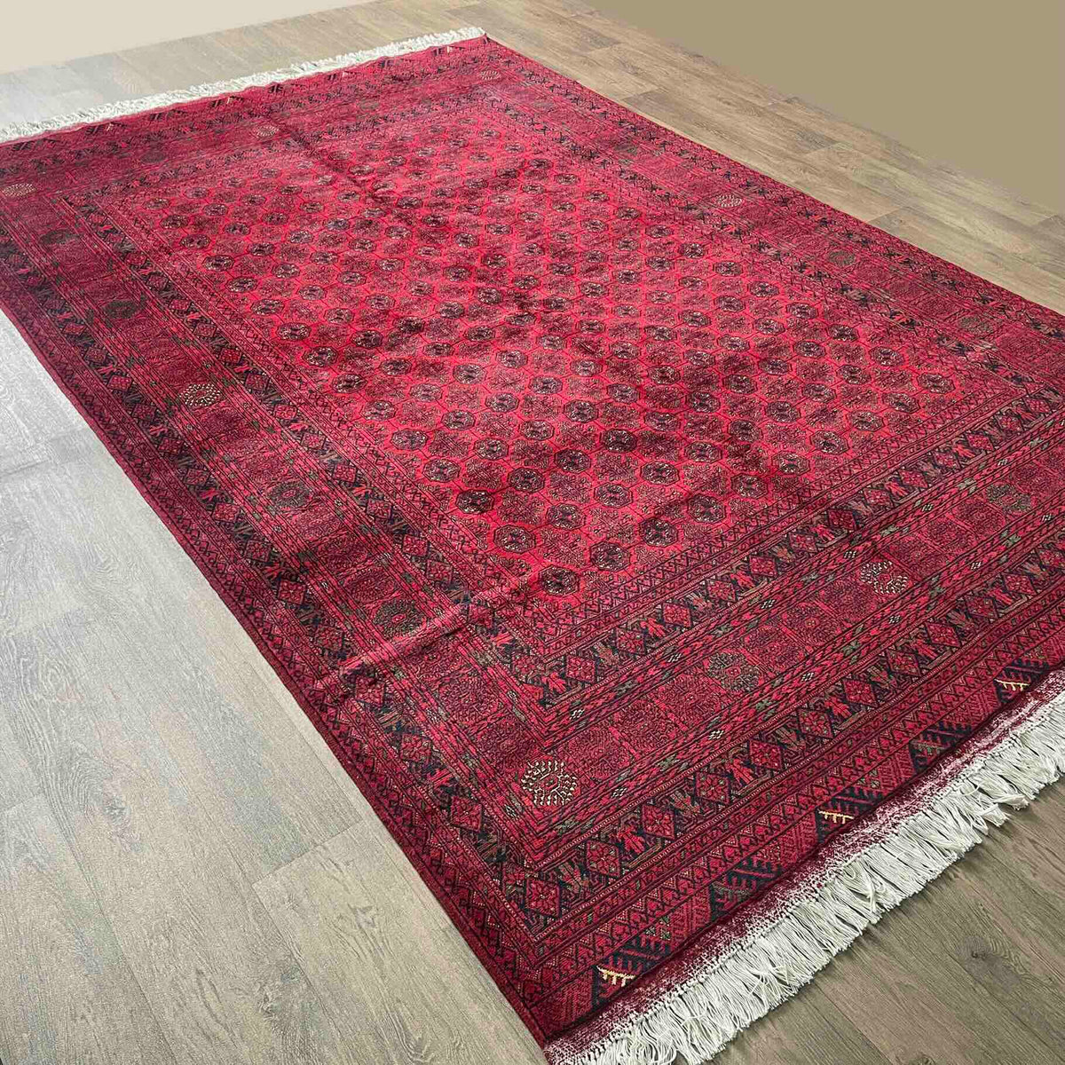 Fine Afghan Mawri Gul Large Rug