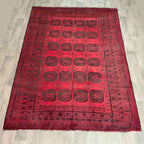 Vintage Afghan Aqcha Rug c. 1970