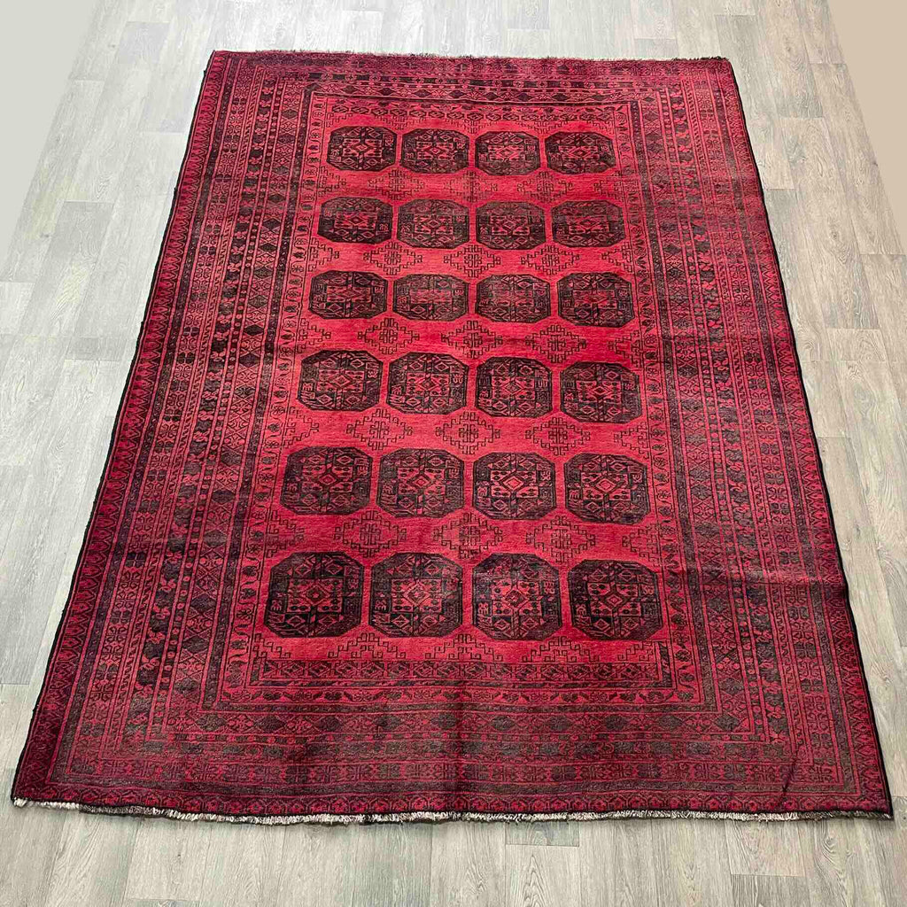 Vintage Afghan Aqcha Rug c. 1970