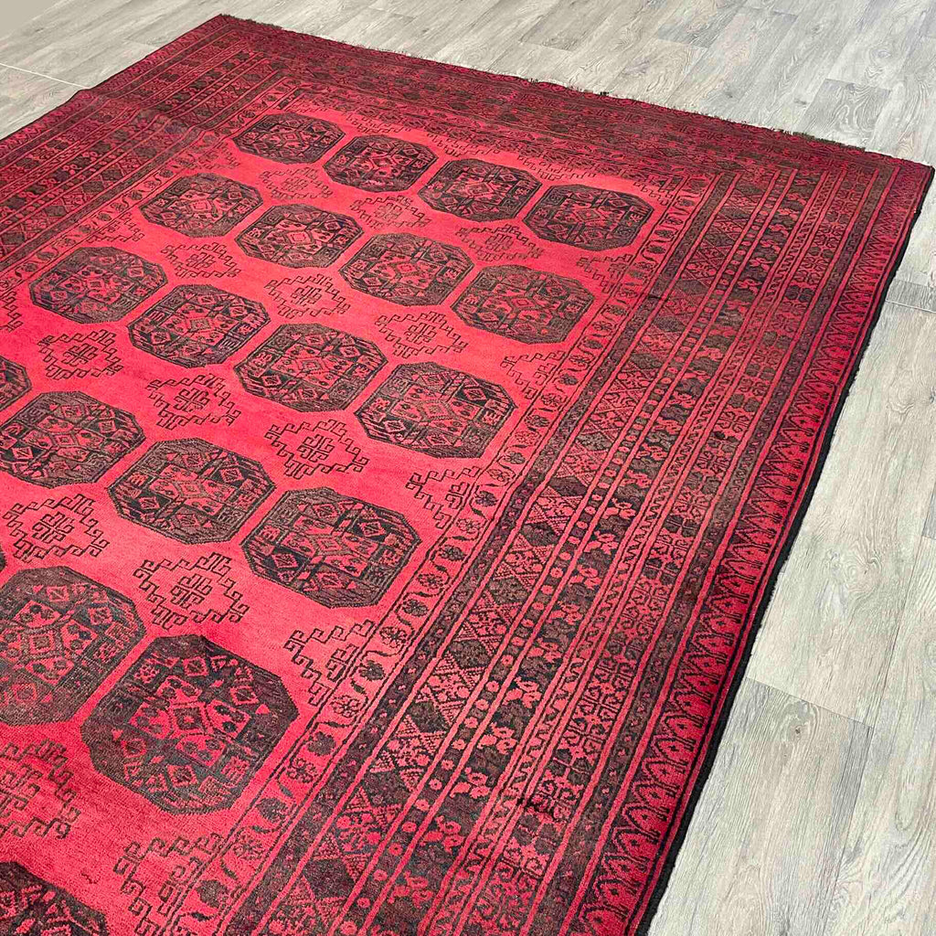 Vintage Afghan Aqcha Rug c. 1970