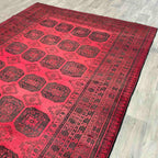Vintage Afghan Aqcha Rug c. 1970