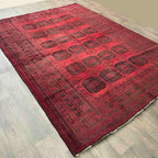 Vintage Afghan Aqcha Rug c. 1970