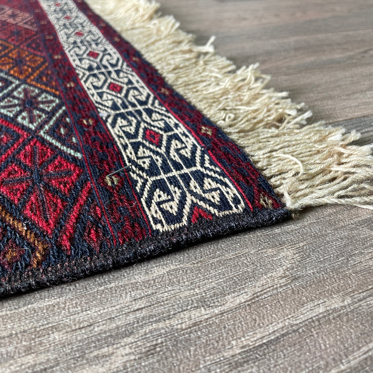 Fine Afghan Maliki Soumak Kilim Rug