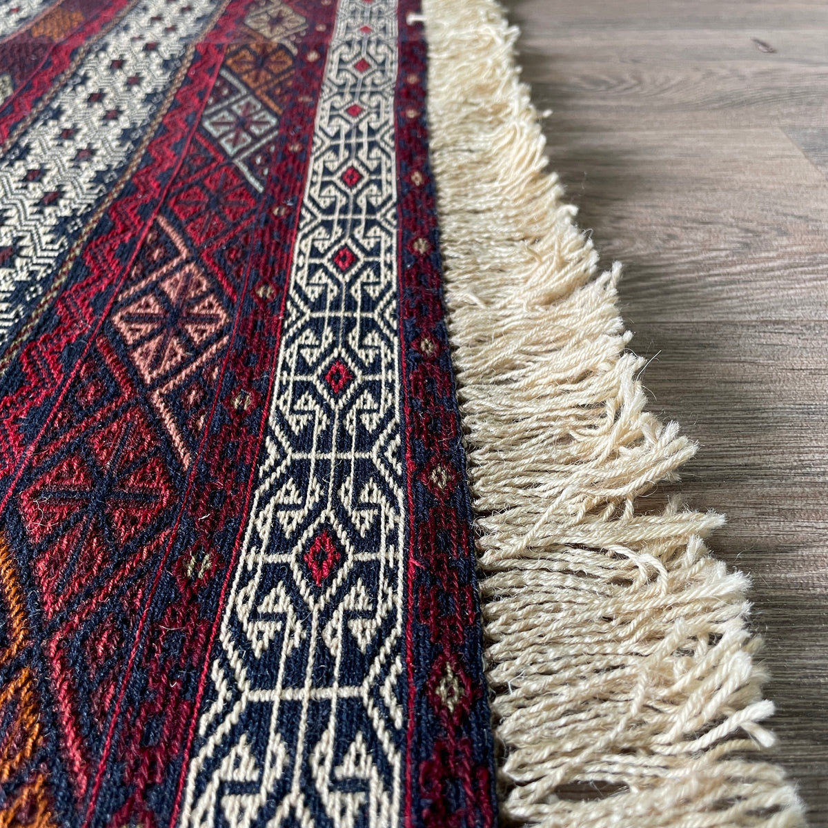 Fine Afghan Maliki Soumak Kilim Rug