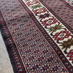 Fine Afghan Maliki Soumak Kilim Rug