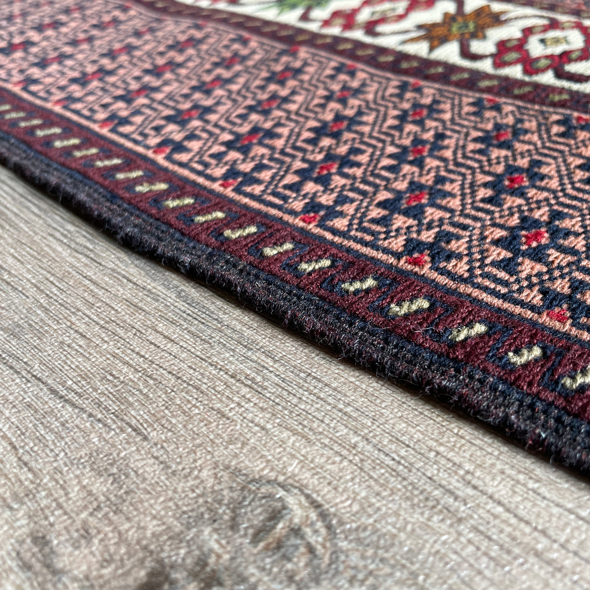 Fine Afghan Maliki Soumak Kilim Rug