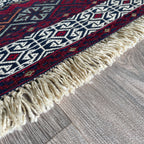 Fine Afghan Maliki Soumak Kilim Rug