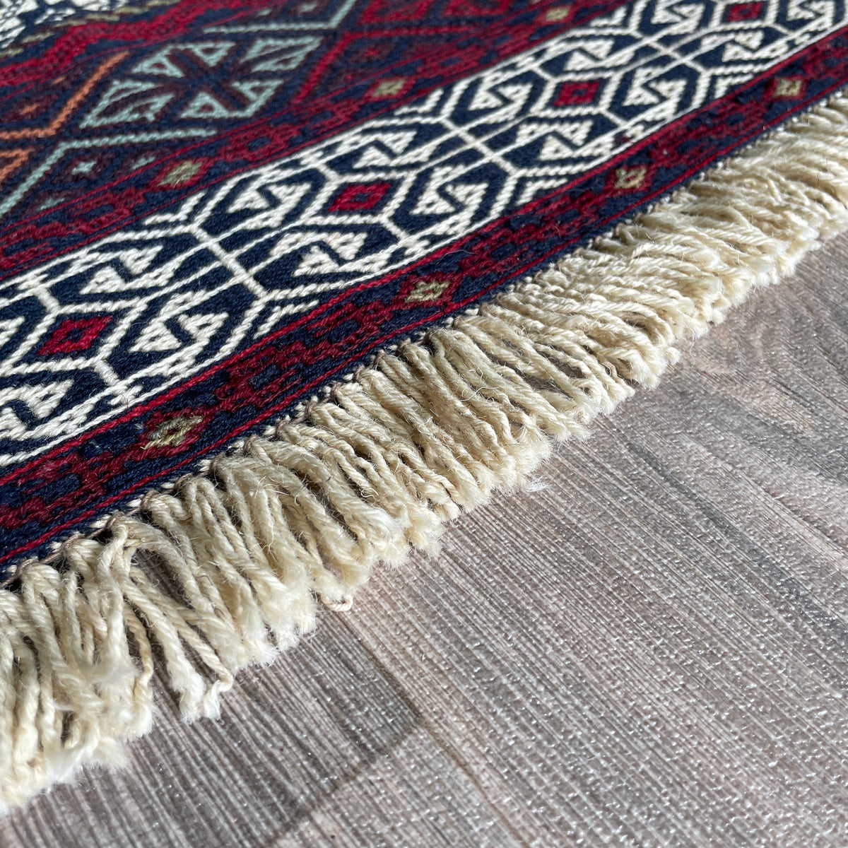 Fine Afghan Maliki Soumak Kilim Rug