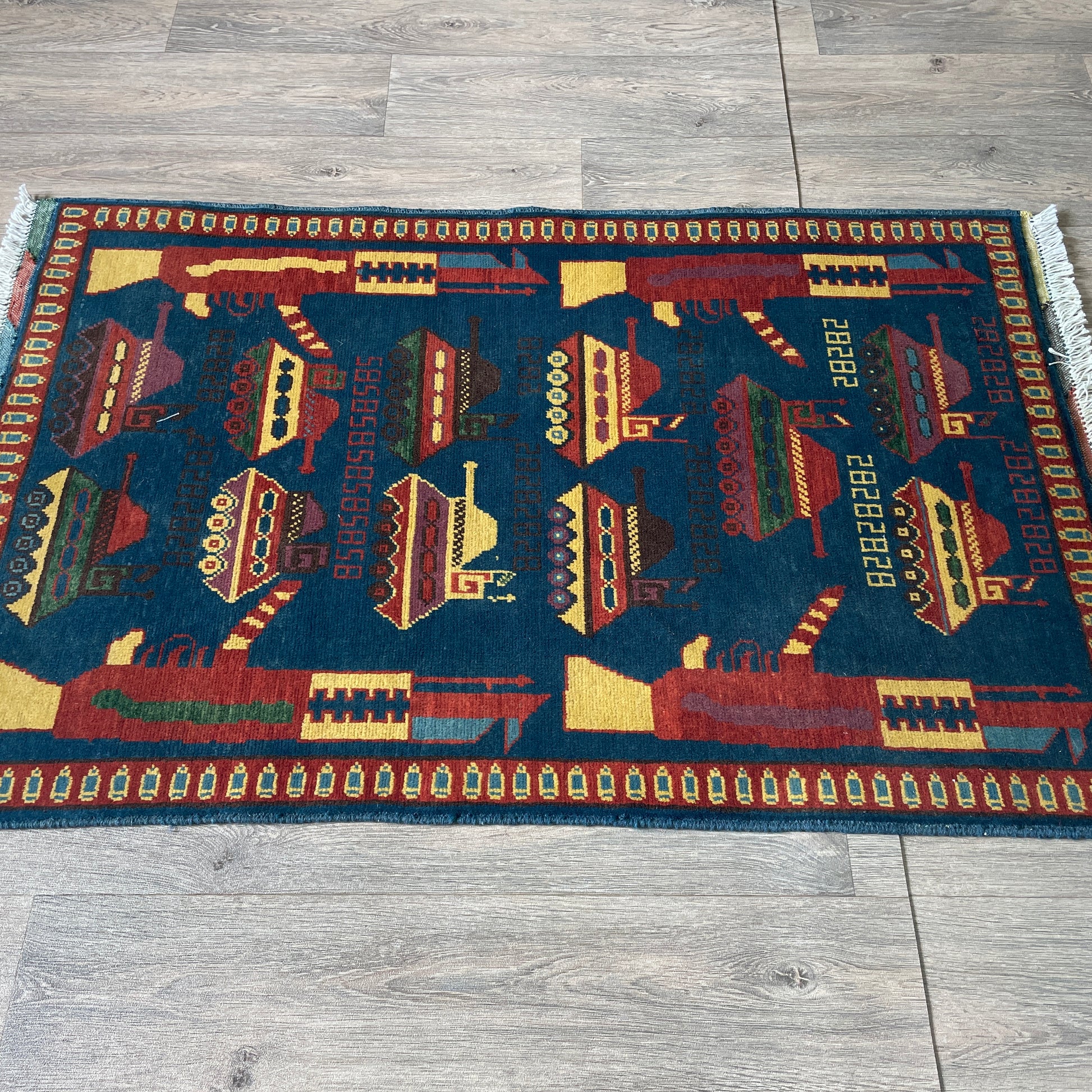 131 x 80 cm | Afghan War Rug