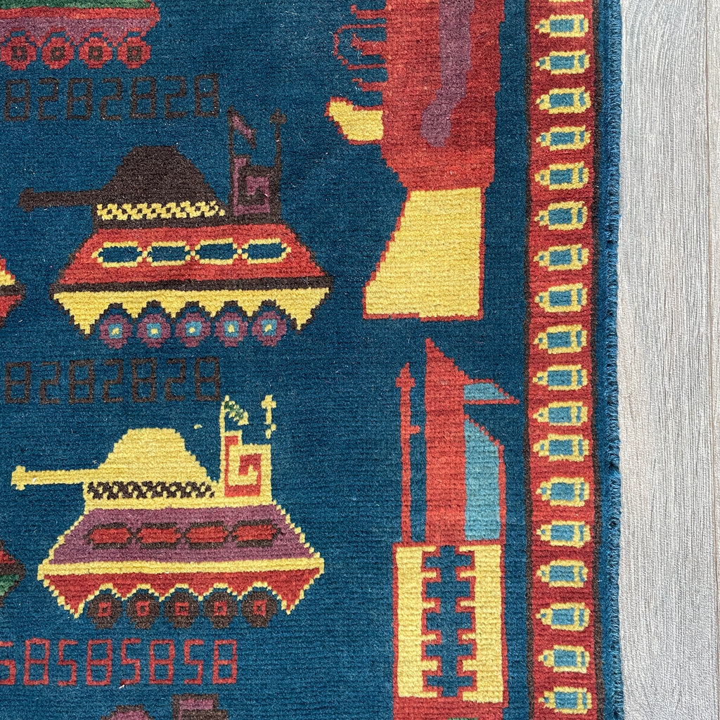 131 x 80 cm | Afghan War Rug