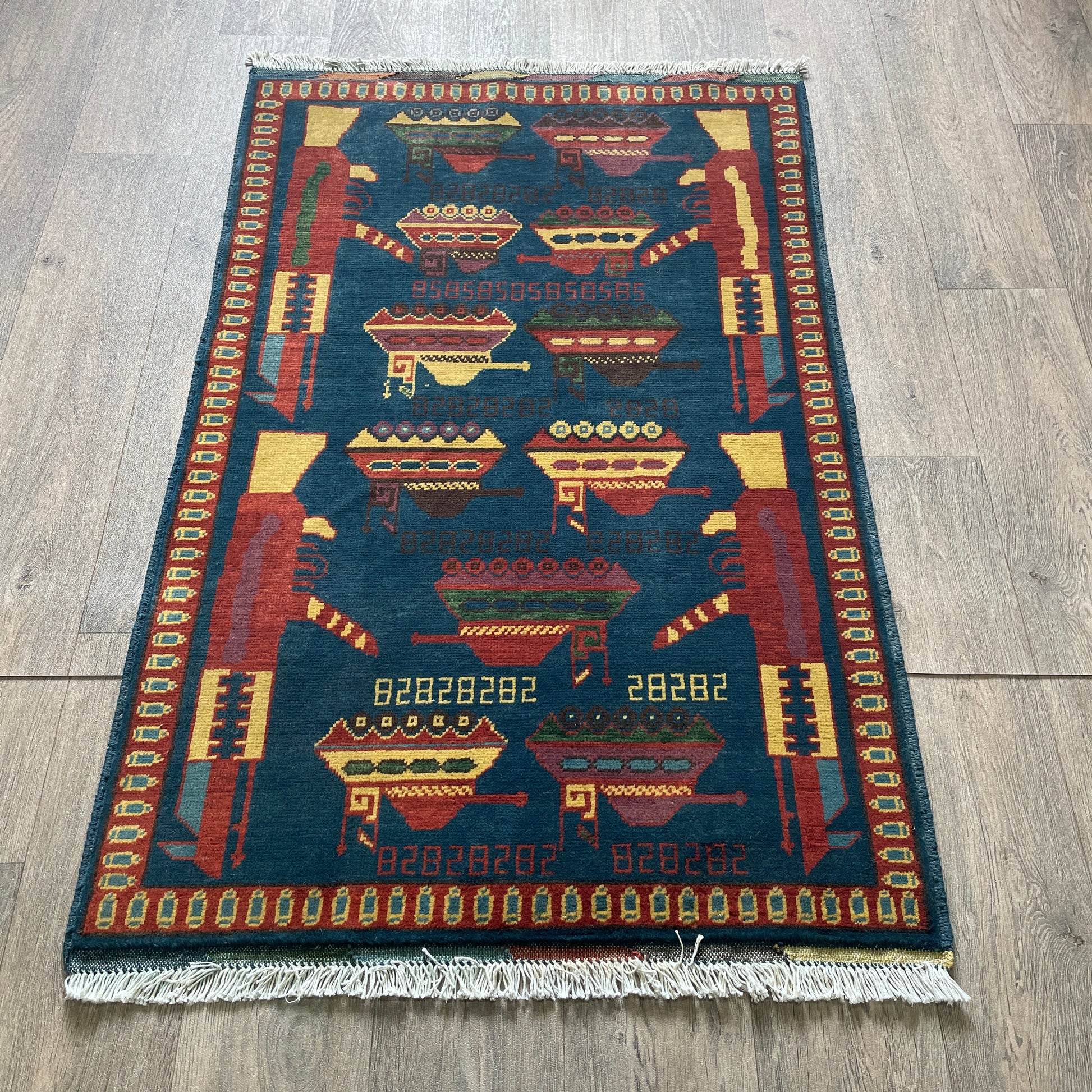 131 x 80 cm | Afghan War Rug