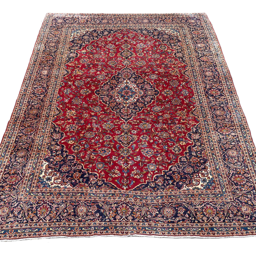 Old Persian Kashan Large Rug c. 1960