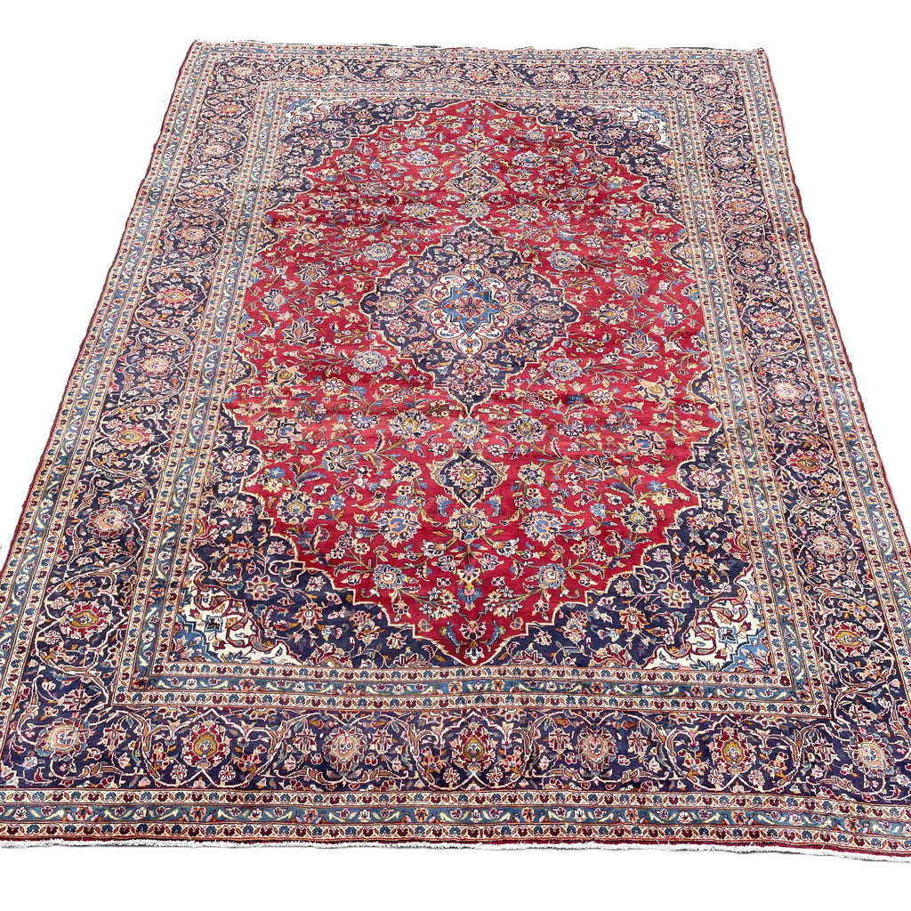 Old Persian Kashan Large Rug c. 1960