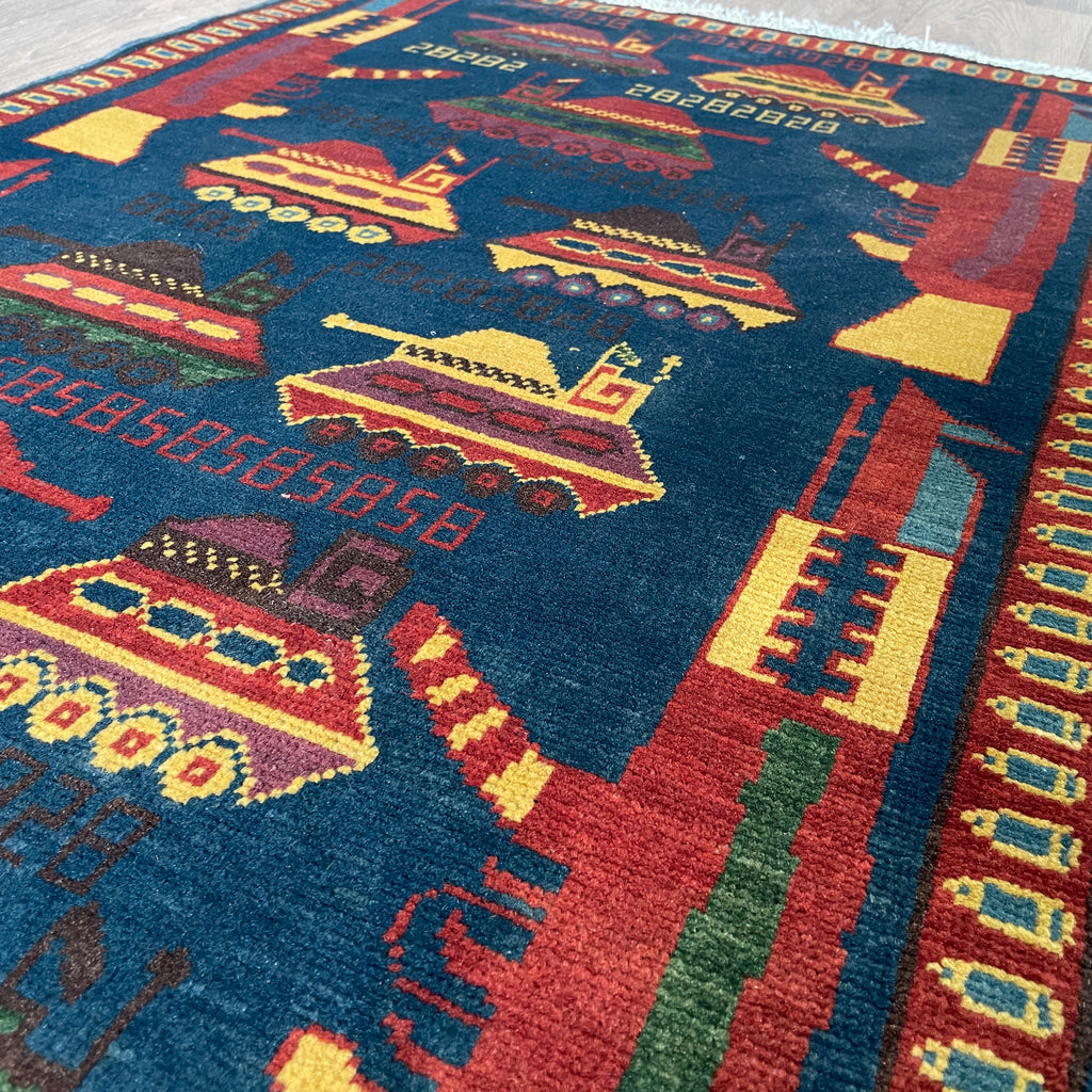 131 x 80 cm | Afghan War Rug