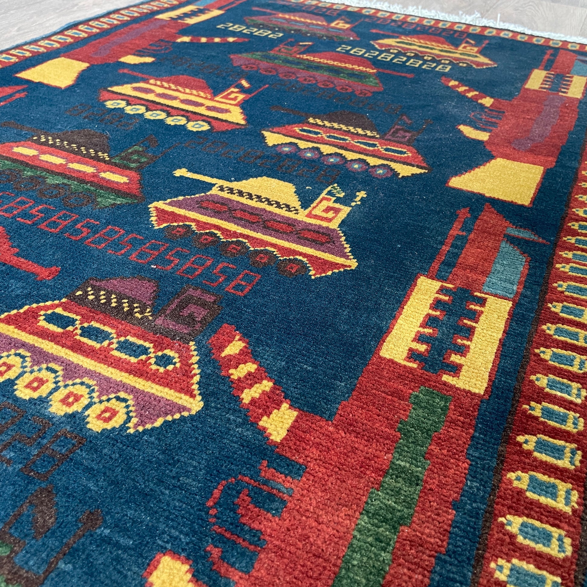 131 x 80 cm | Afghan War Rug