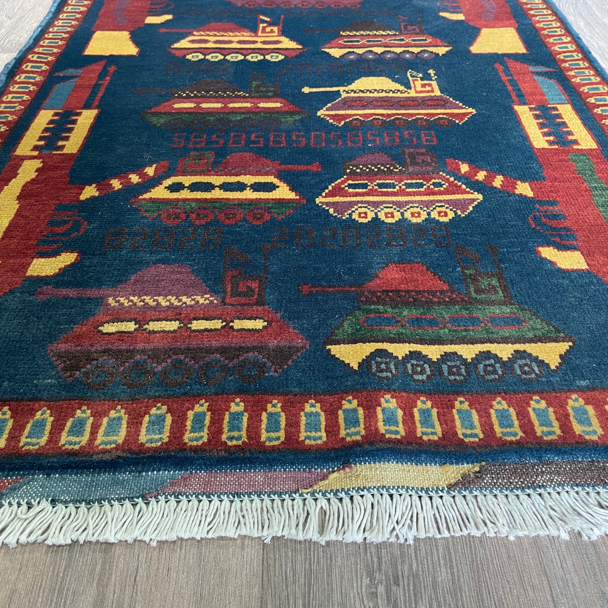 131 x 80 cm | Afghan War Rug