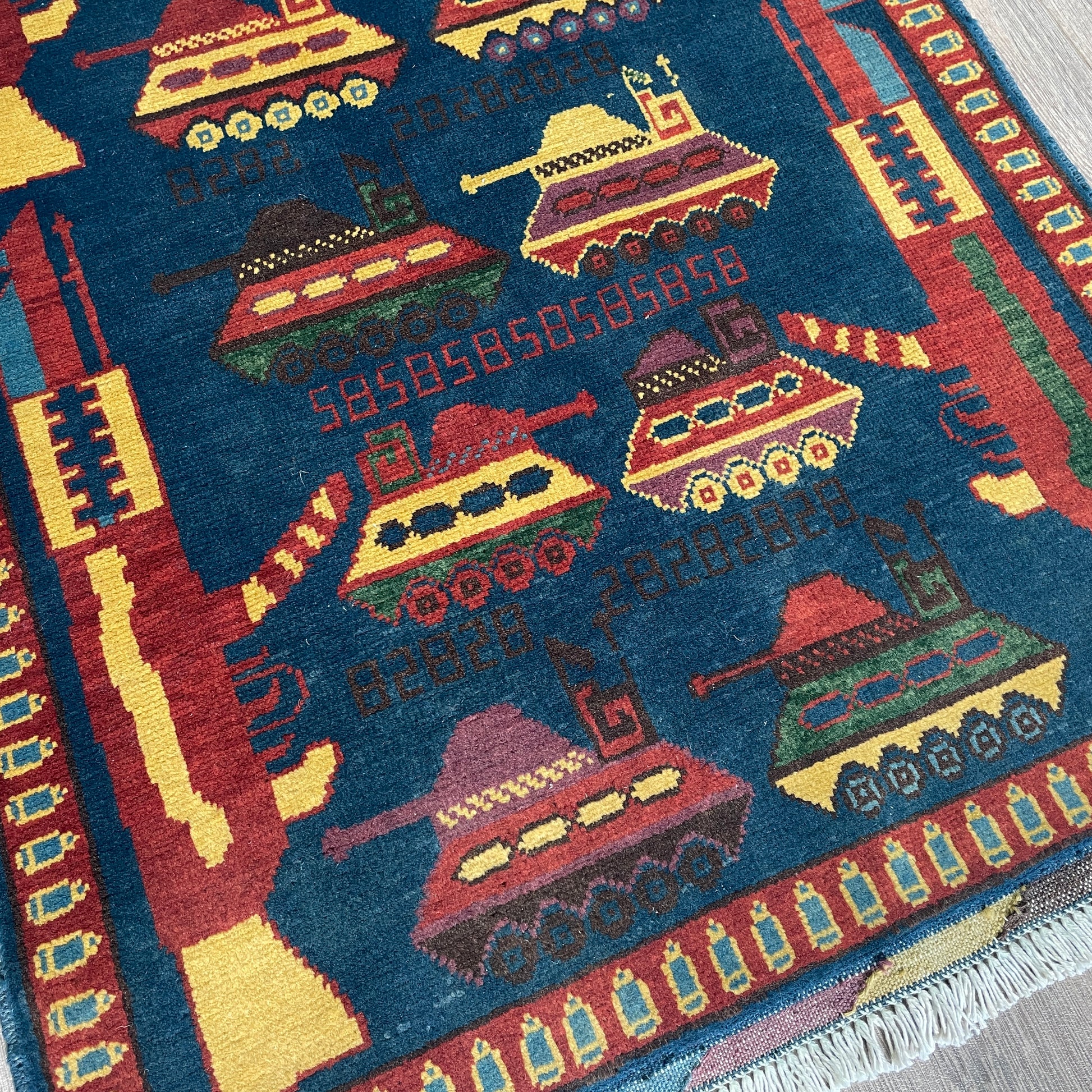 131 x 80 cm | Afghan War Rug