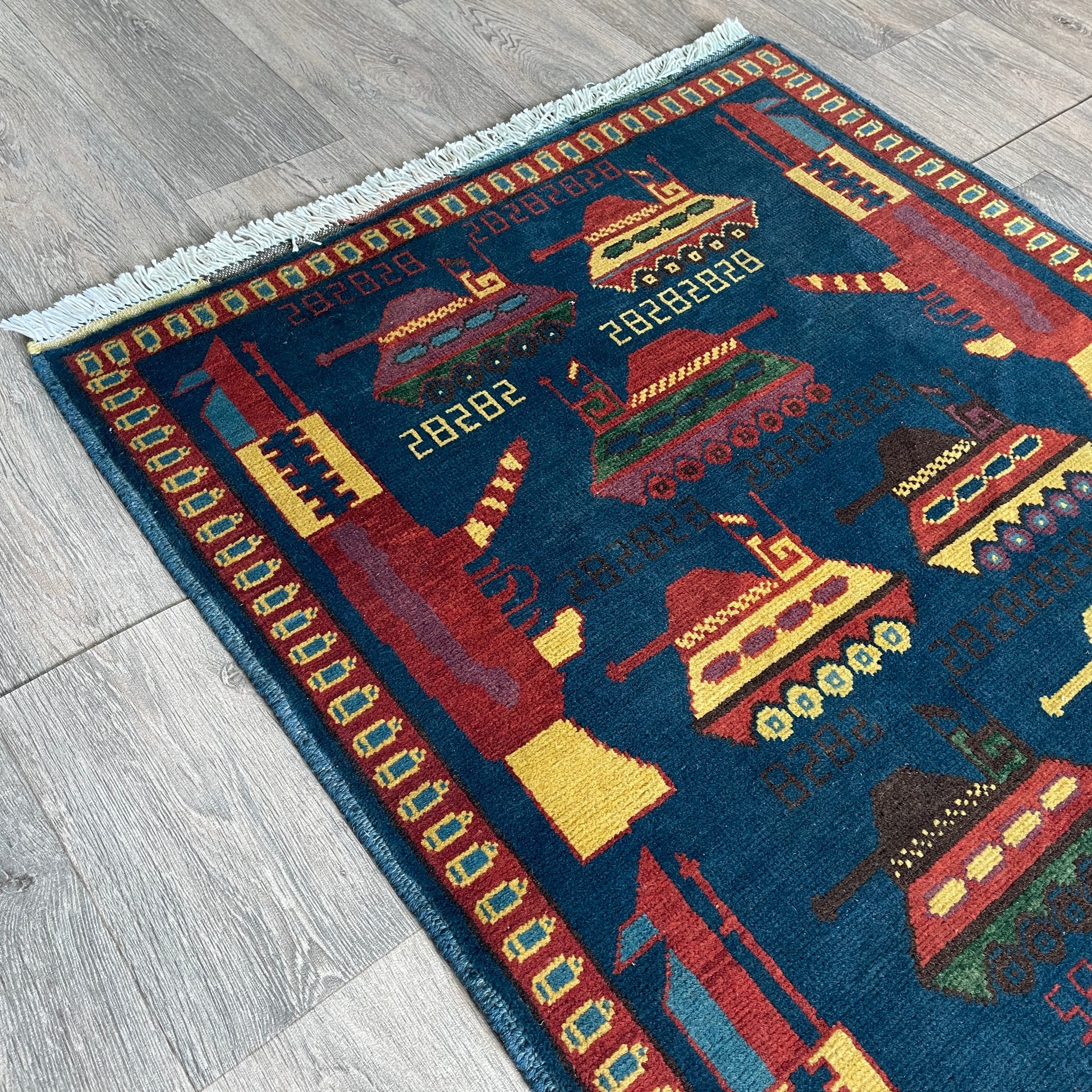 131 x 80 cm | Afghan War Rug