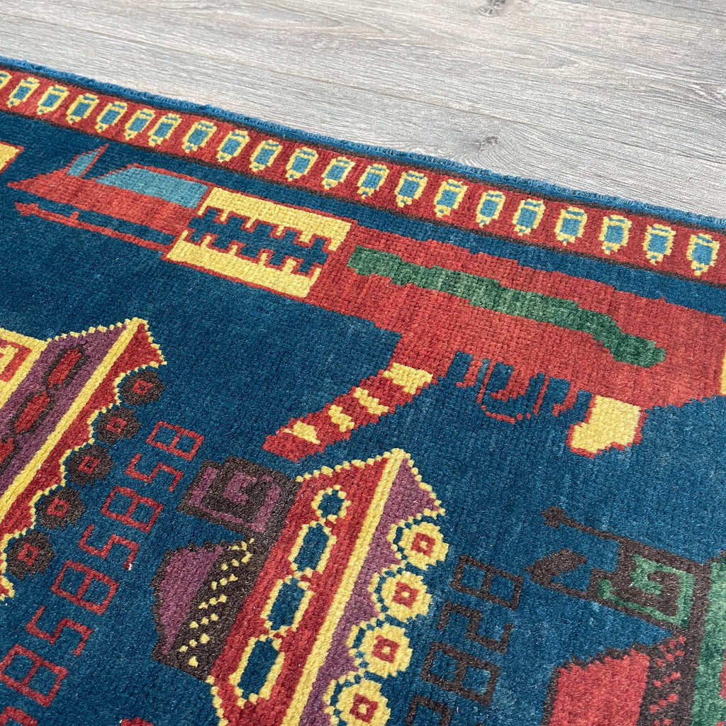 131 x 80 cm | Afghan War Rug