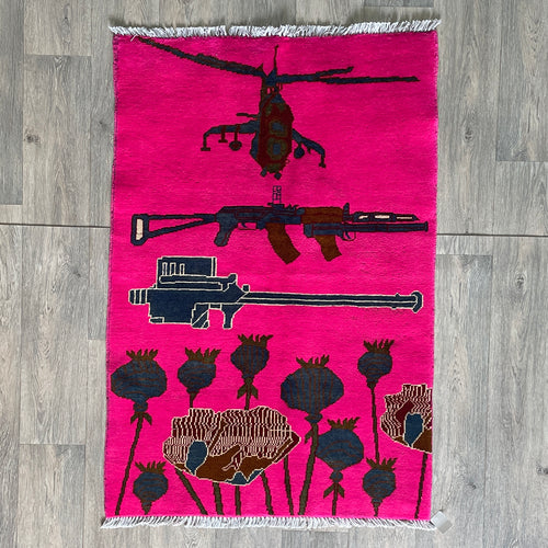 125 x 81 cm | Afghan War Rug