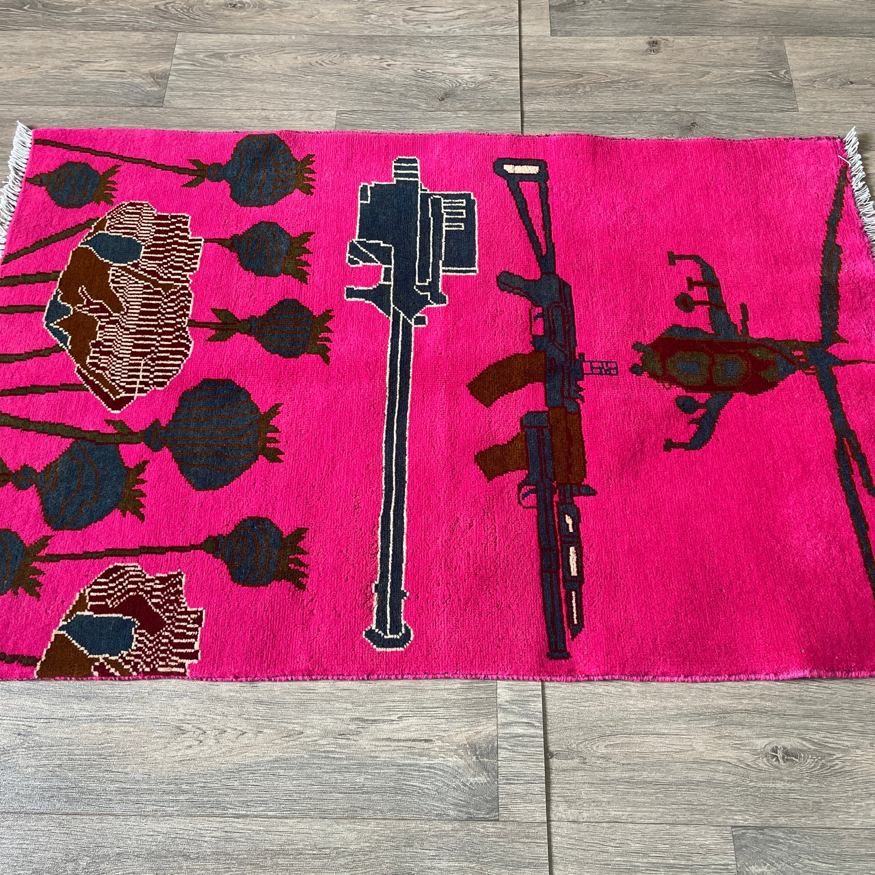 125 x 81 cm | Afghan War Rug - Khorasan Rugs