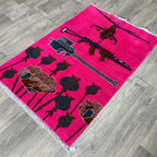125 x 81 cm | Afghan War Rug - Khorasan Rugs