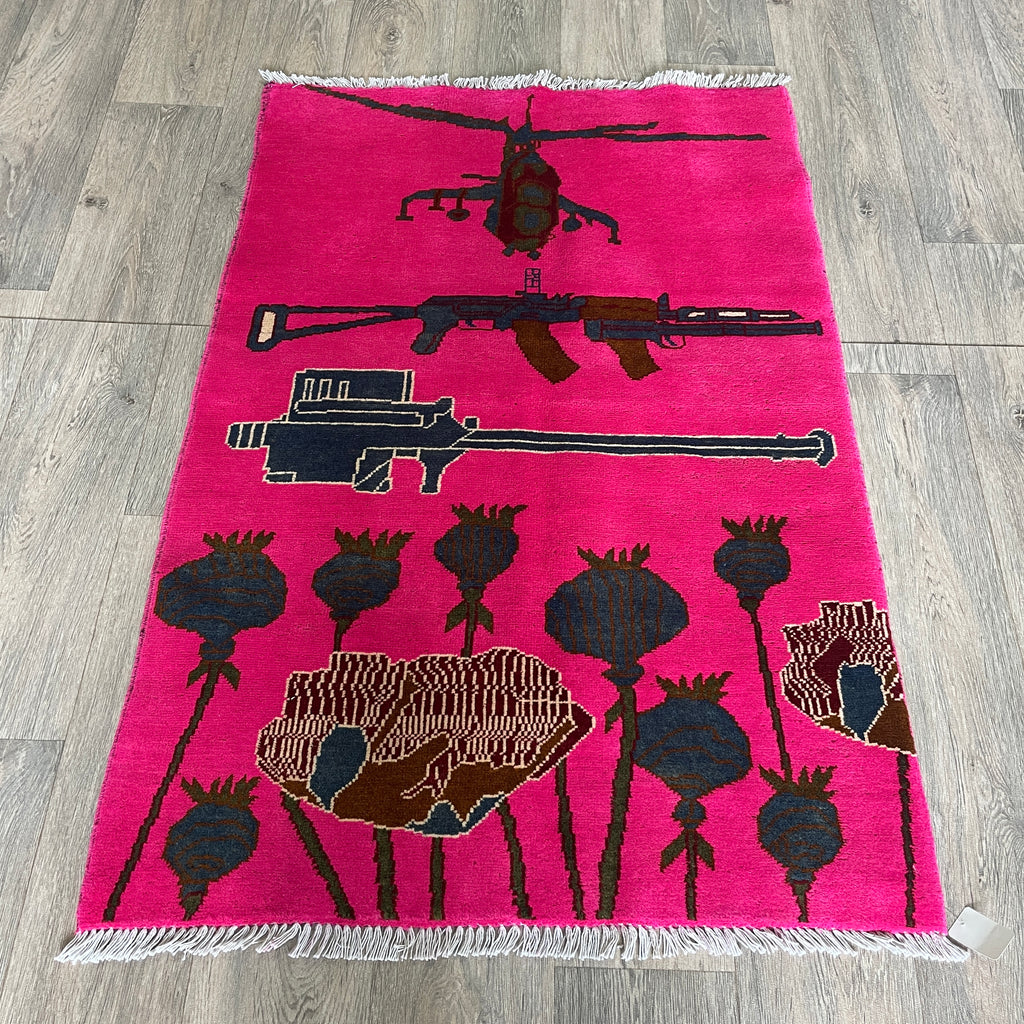 125 x 81 cm | Afghan War Rug
