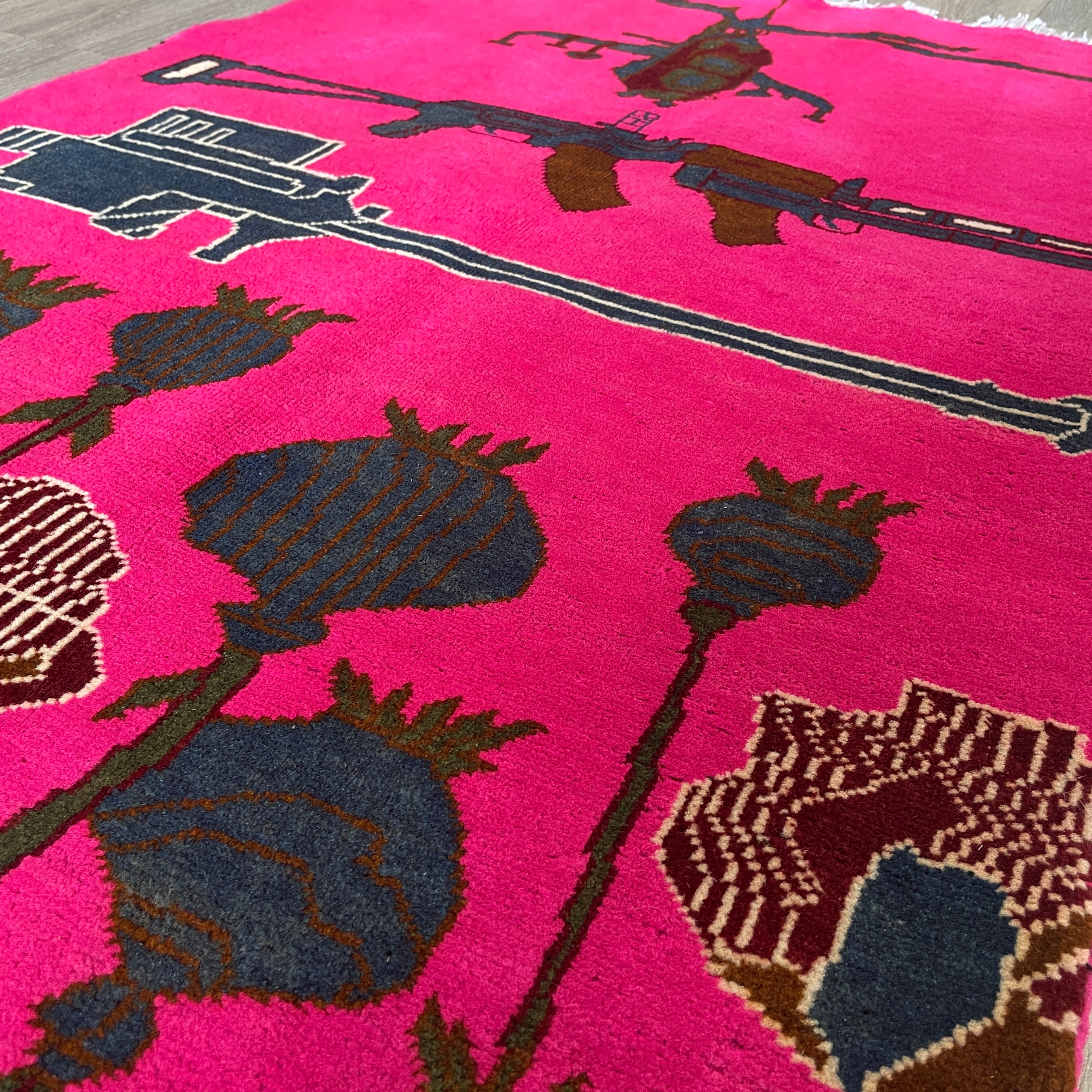 125 x 81 cm | Afghan War Rug - Khorasan Rugs