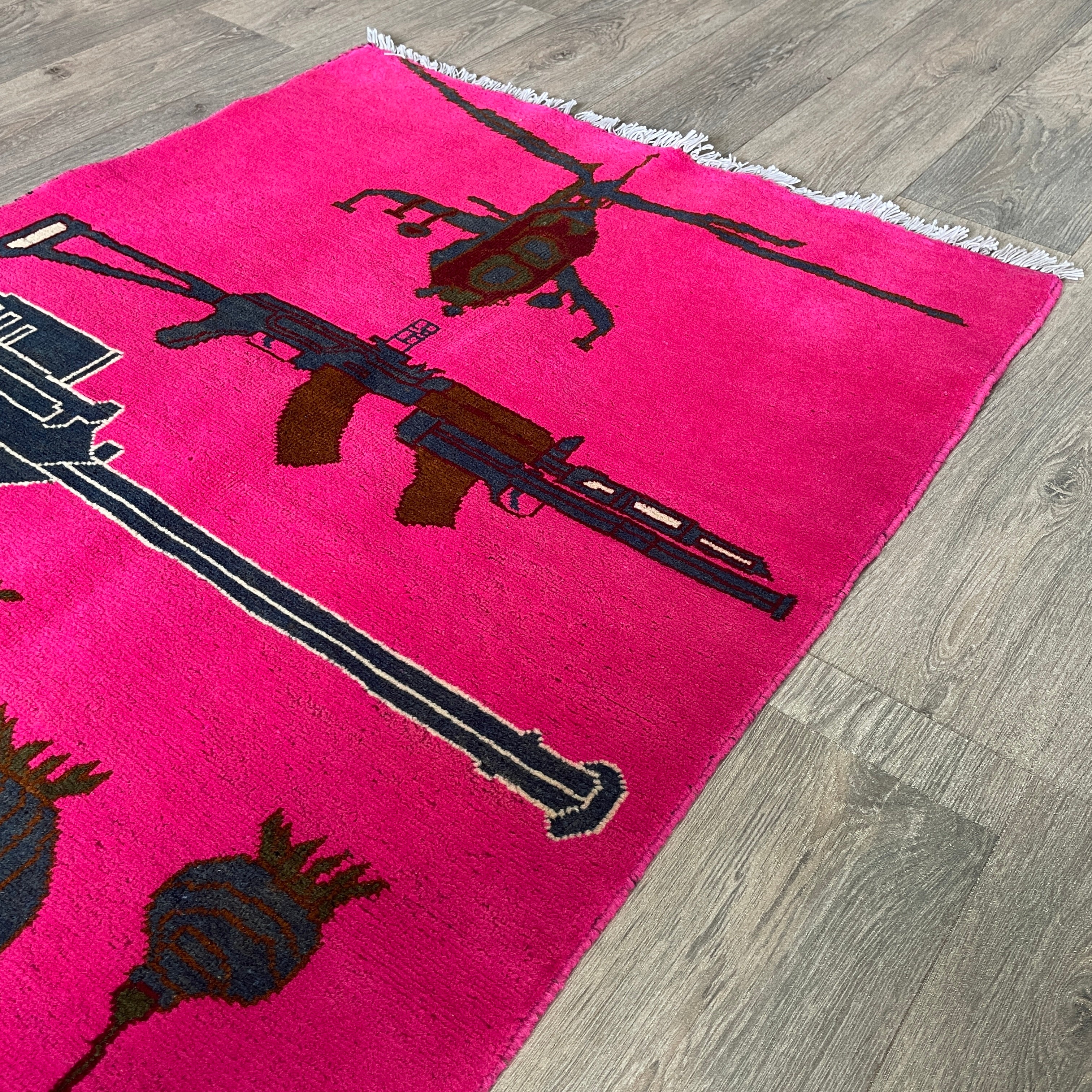 125 x 81 cm | Afghan War Rug - Khorasan Rugs