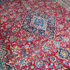 Old Persian Kashan Large Rug c. 1960