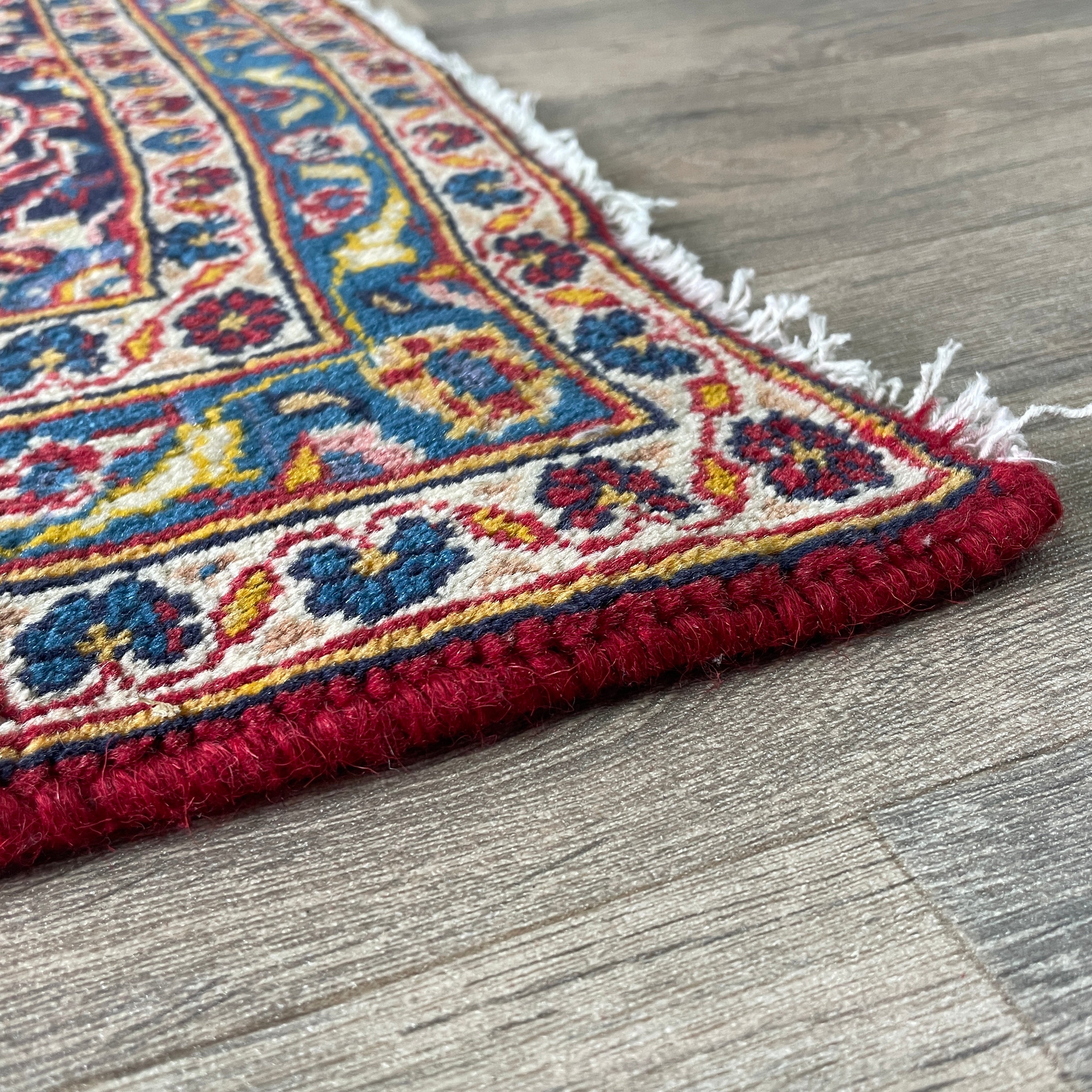 Old Persian Kashan Large Rug c. 1960