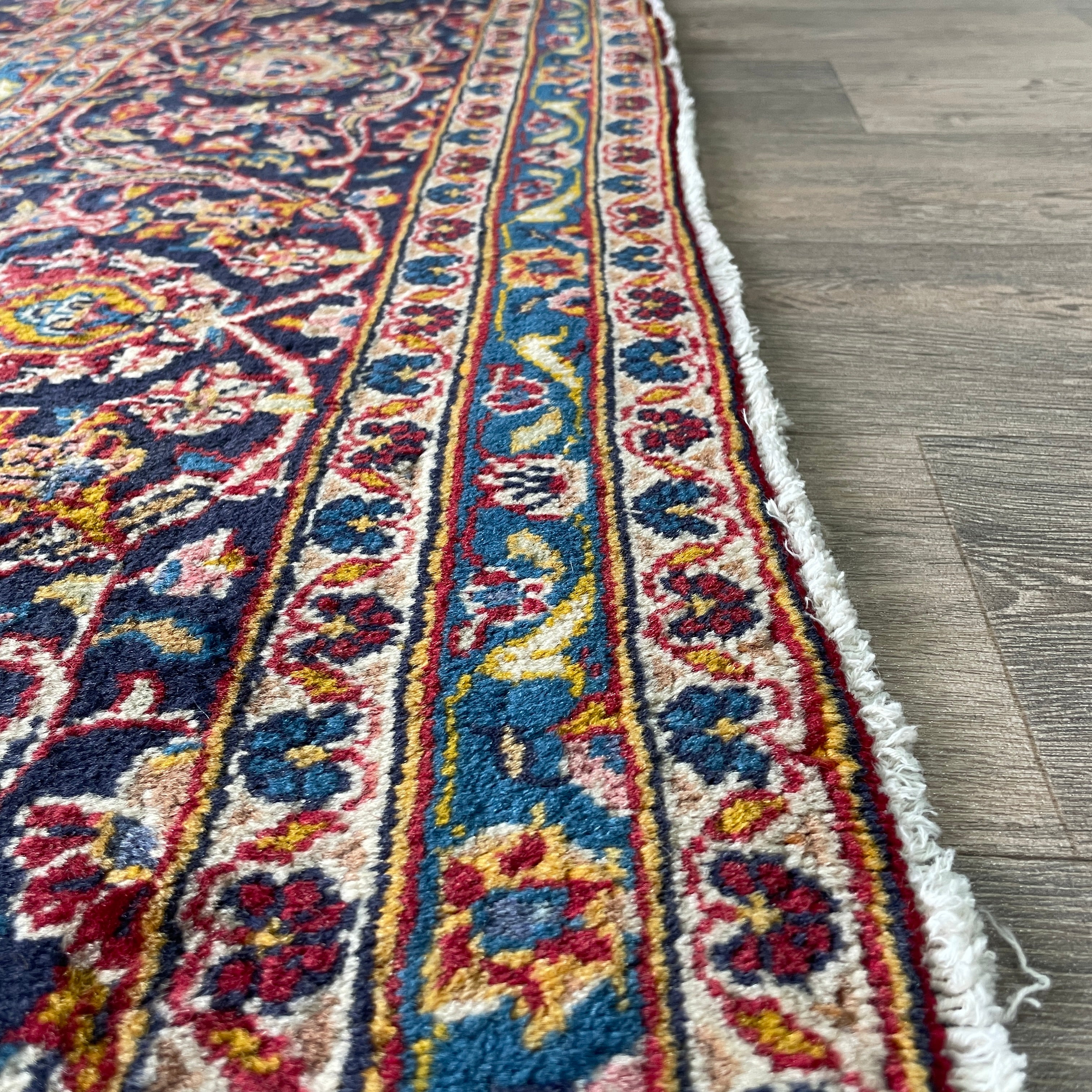 Old Persian Kashan Large Rug c. 1960