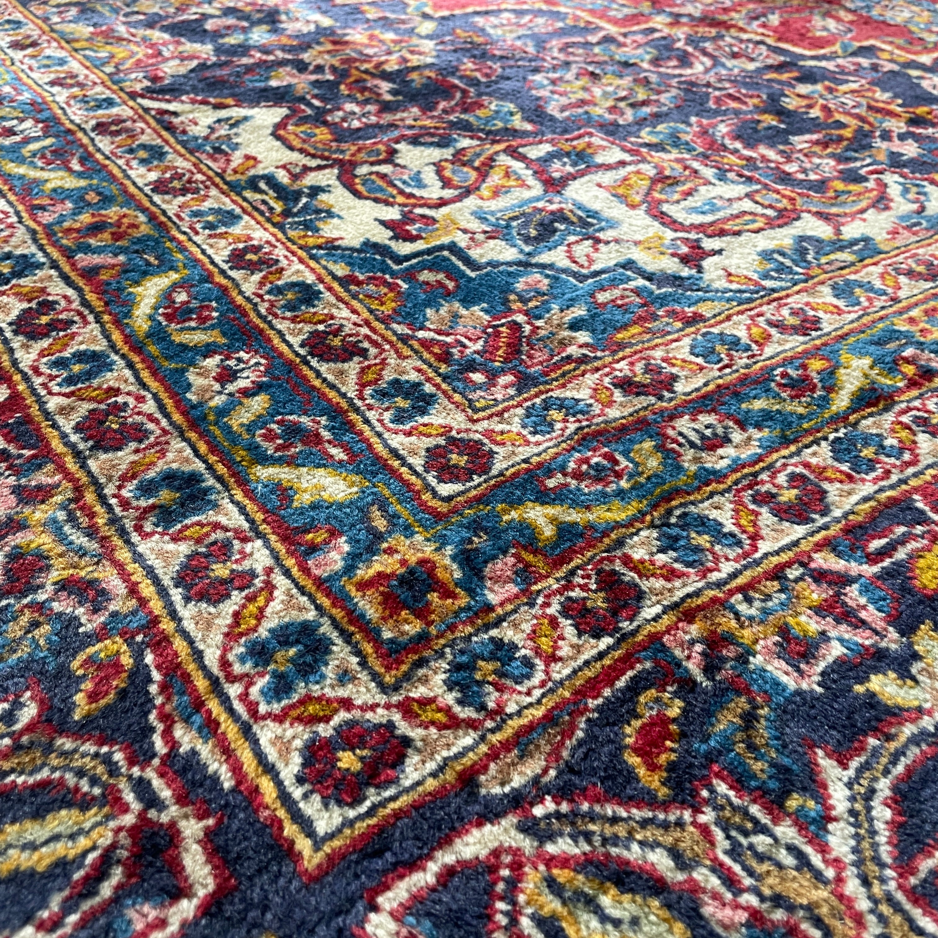 Old Persian Kashan Large Rug c. 1960