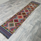 267 x 55 cm | Afghan Mushwani Runner - Khorasan Rugs