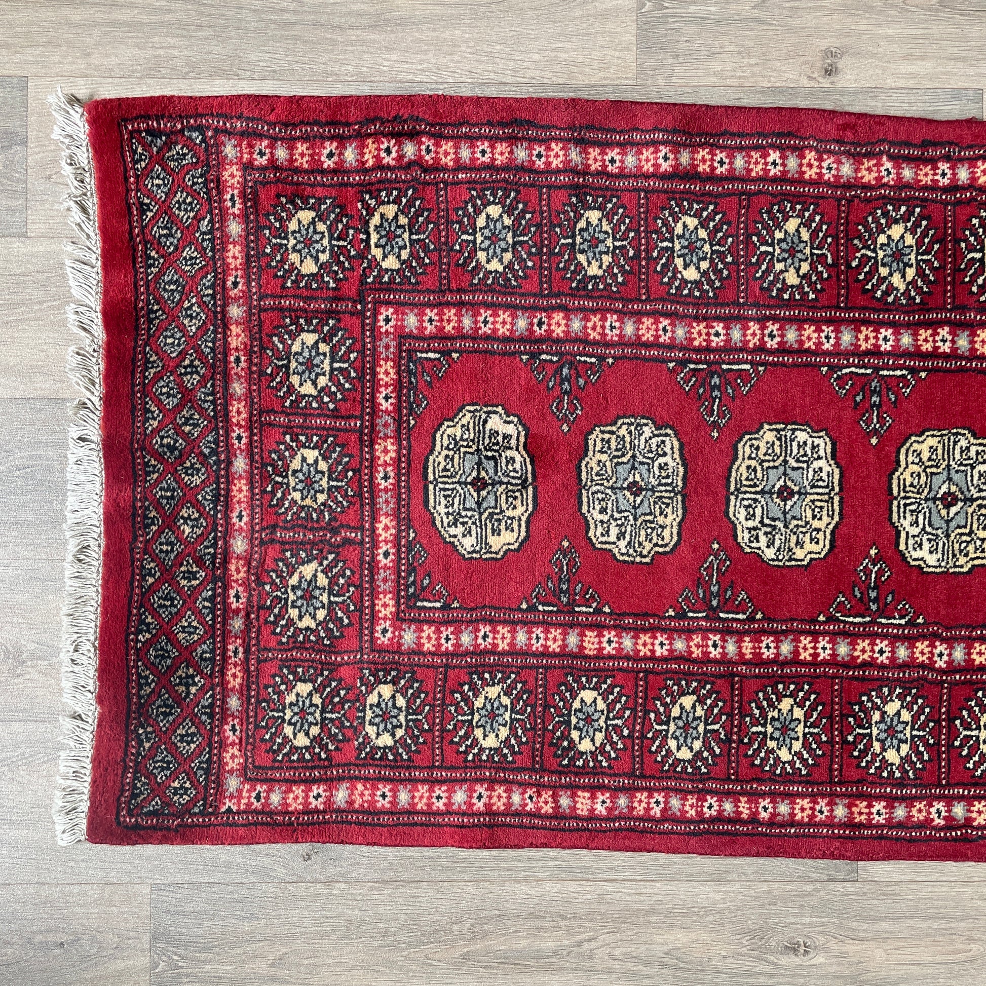 470 x 78 cm | Afghan Bokhara Runner